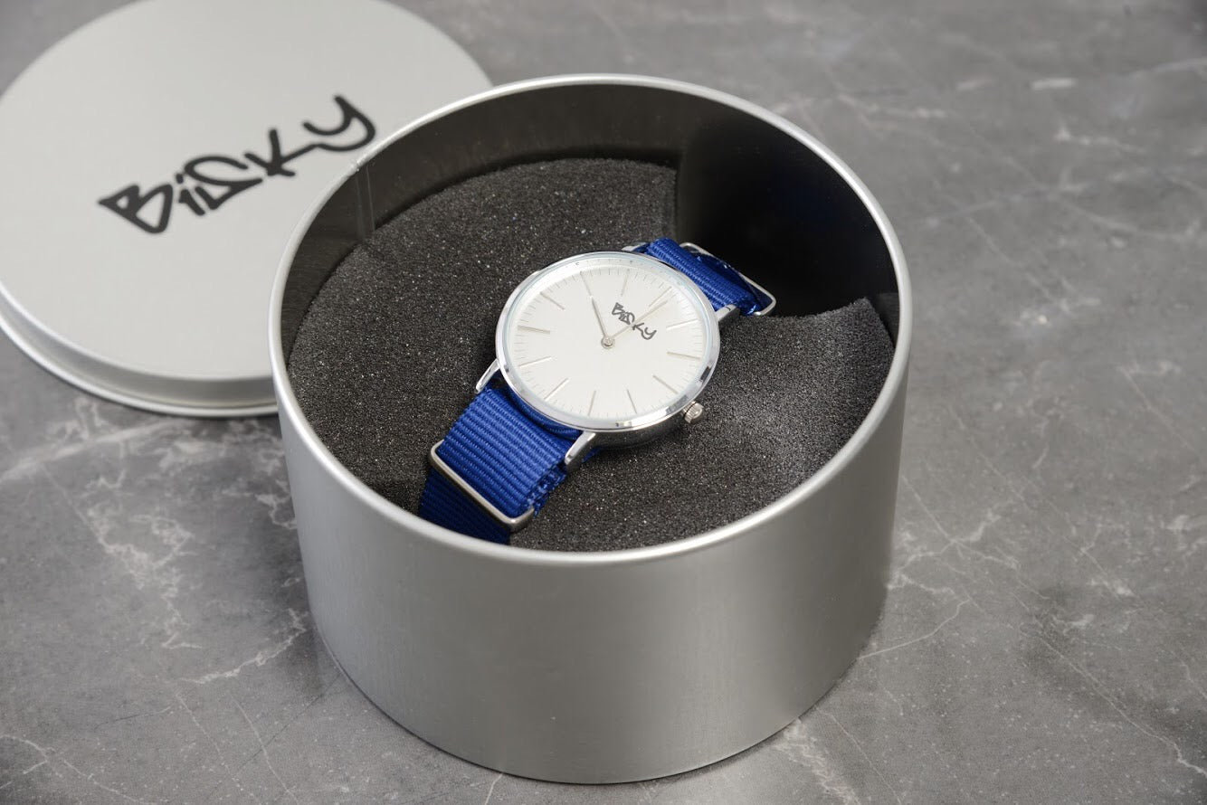 Orologio blue BISKY